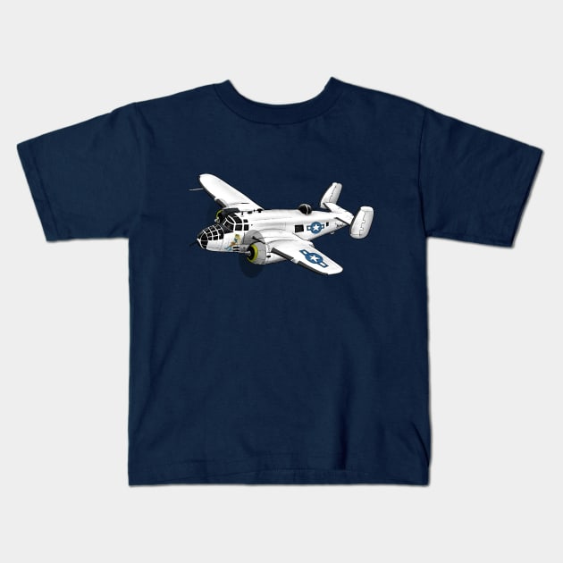 American Warbird Kids T-Shirt by Funky Aviation